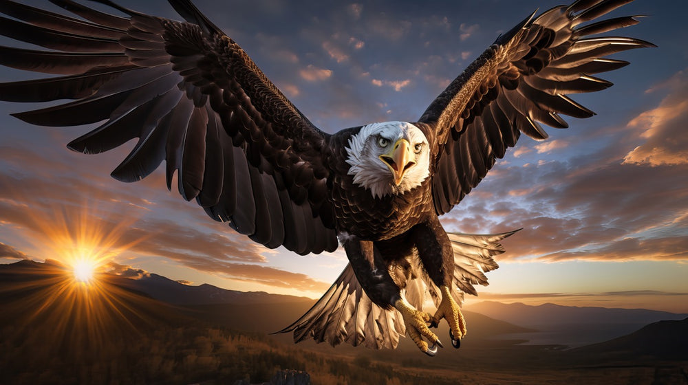 Bald Eagle Flying (close-up)