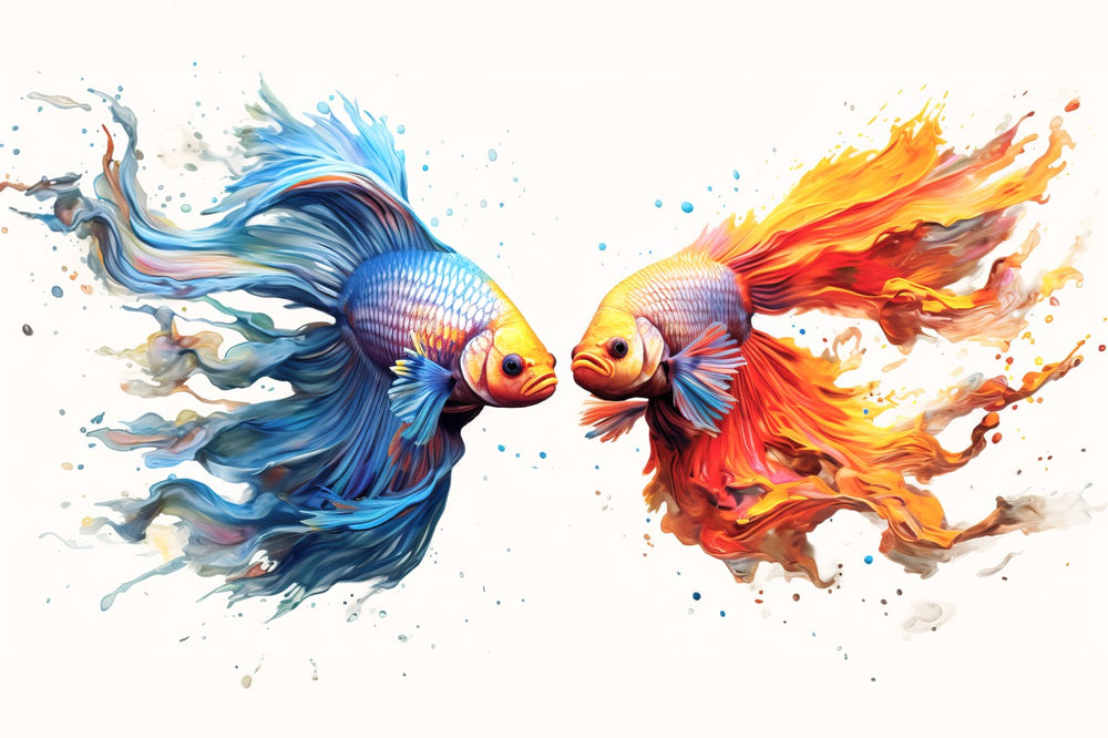 Beta Fish Watercolor