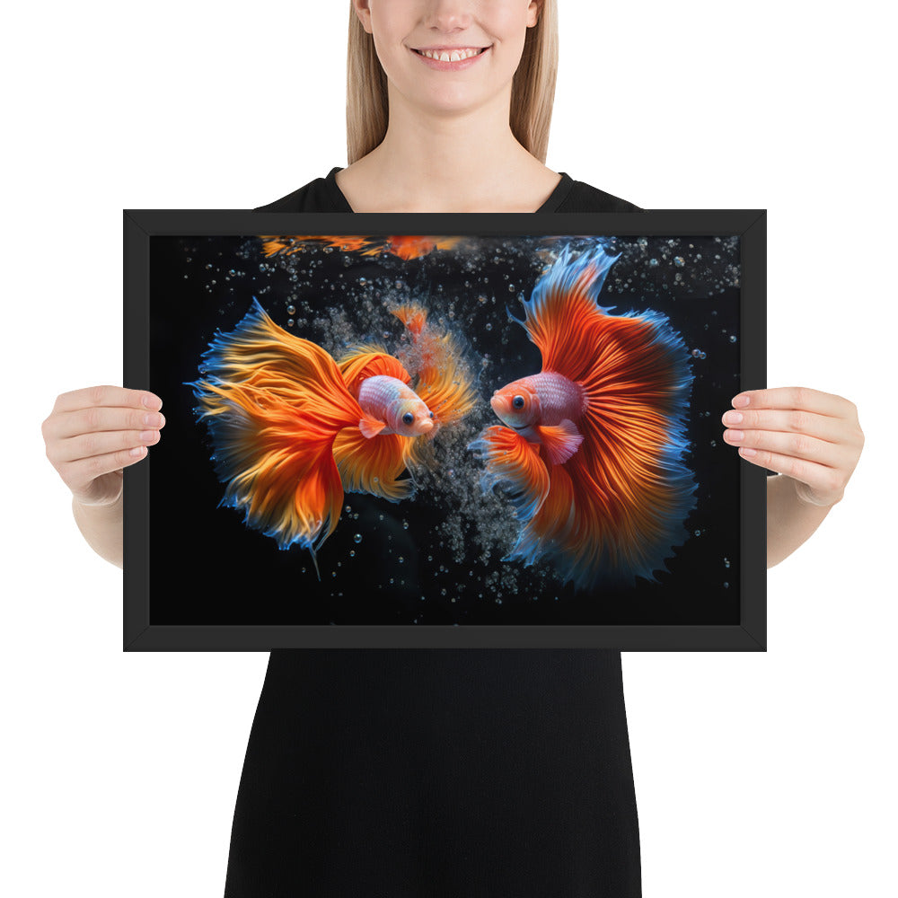 Beta Fish Framed Art