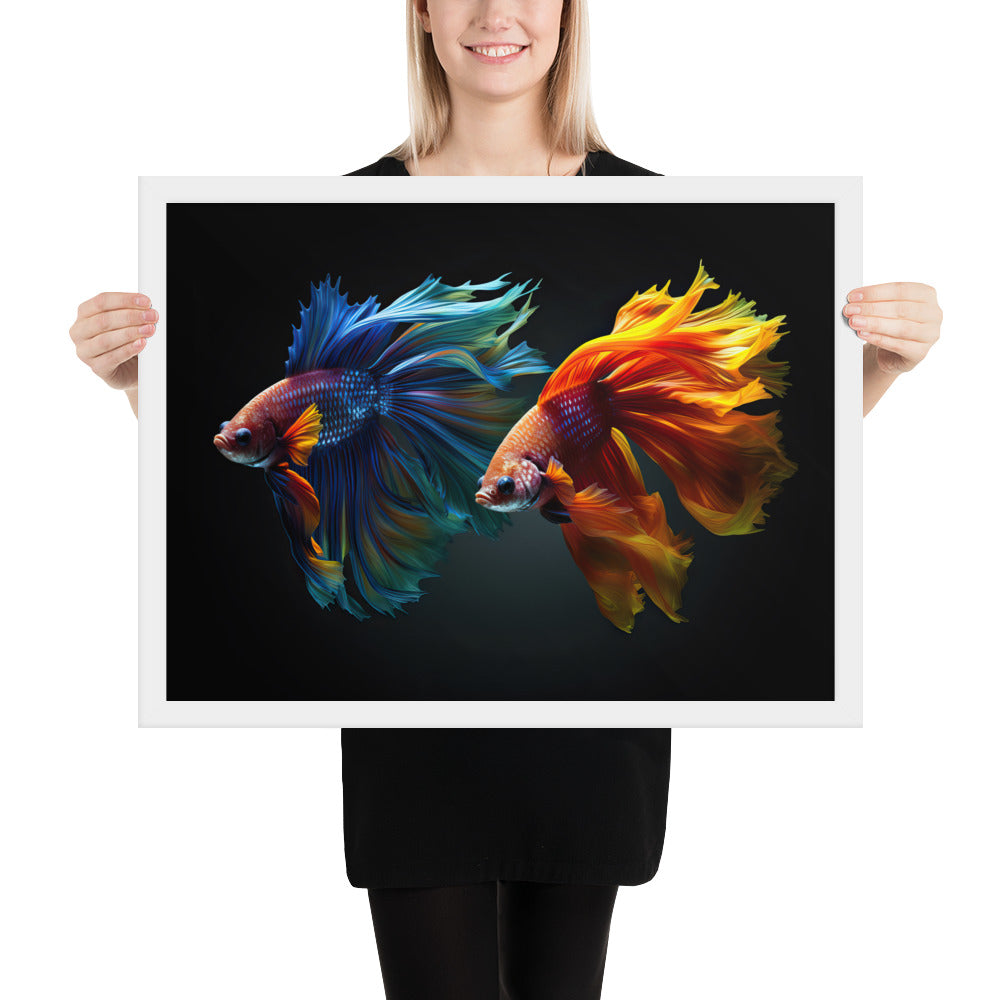Beta Fish Framed Art