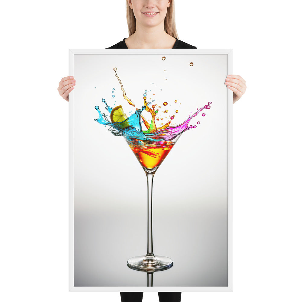 Martini Cocktail Framed Art