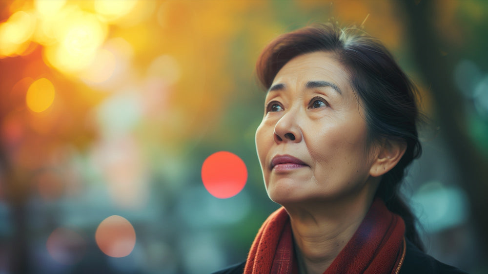 Pensive Asian Woman - Midlife Crisis Series