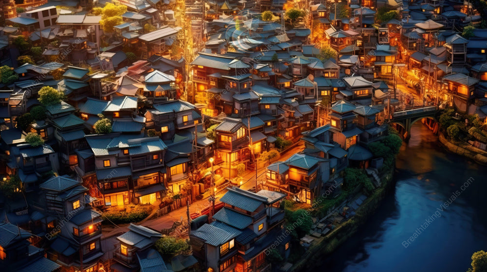 Golden Hour Over Oriental Village